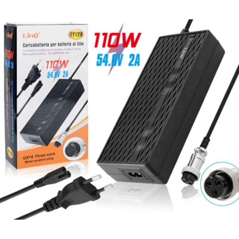 Chargeur moto trottinette et vélo électrique 110W LinQ FY120 — LinQ · Smarty Paris 18e